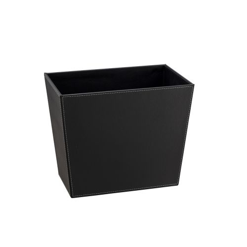 Cordoba Collection 16 Quart Recycling Wastebasket, Black